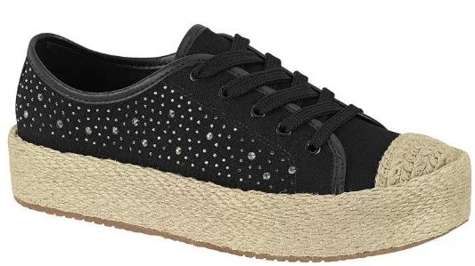 TENIS CASUAL COM STRASS BEIRA RIO