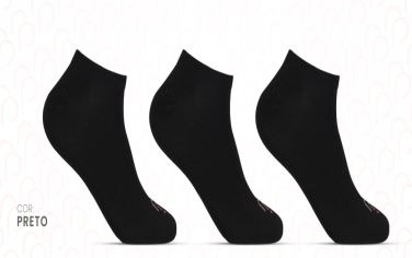 MEIAS RAFA PARIZE BASIC KIT 3X1 INVISIVEL (FEMININO)